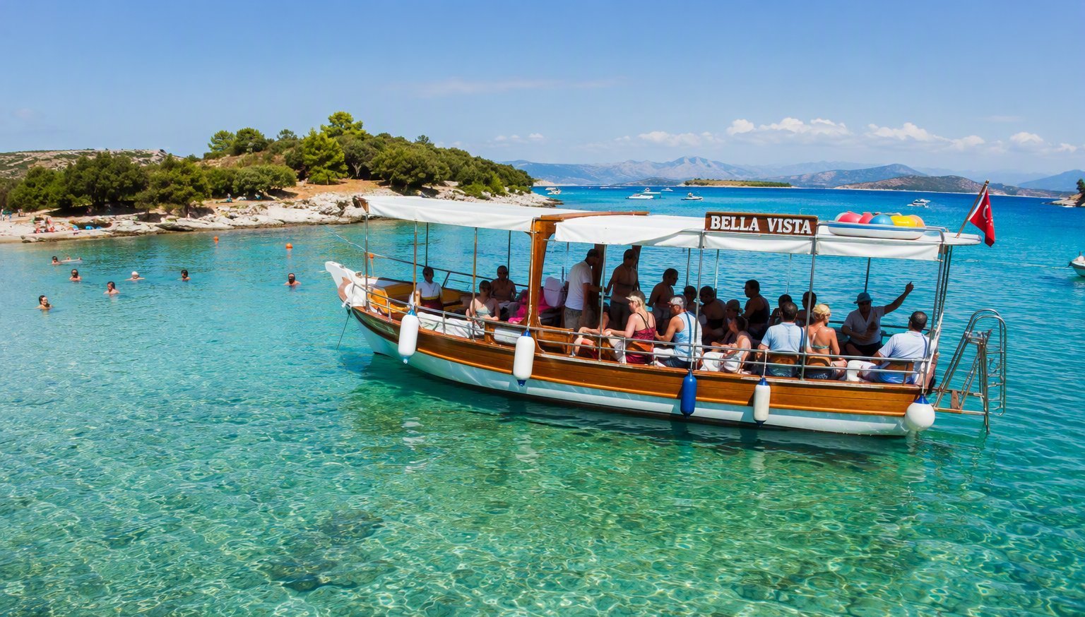 Tour in barca Isole di Ksamil