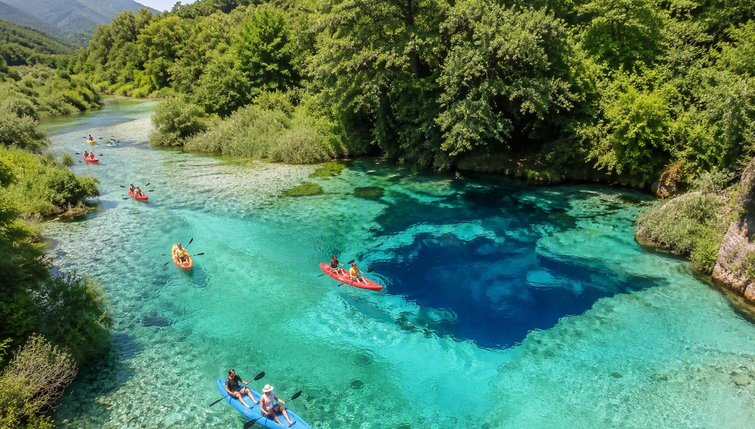 Kayak a Saranda