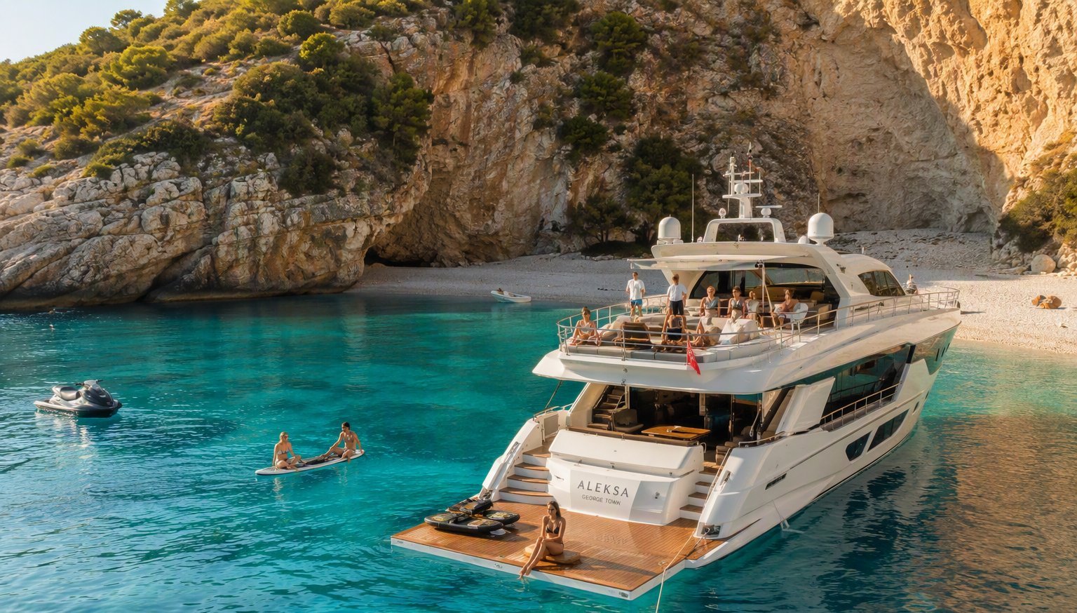 Yacht e catamarano con skipper